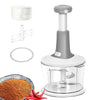 Manual Hand Push Chopper | Multi-functional Vegetable Meat Grinder/Grater/Chopper – 1.5 Liter