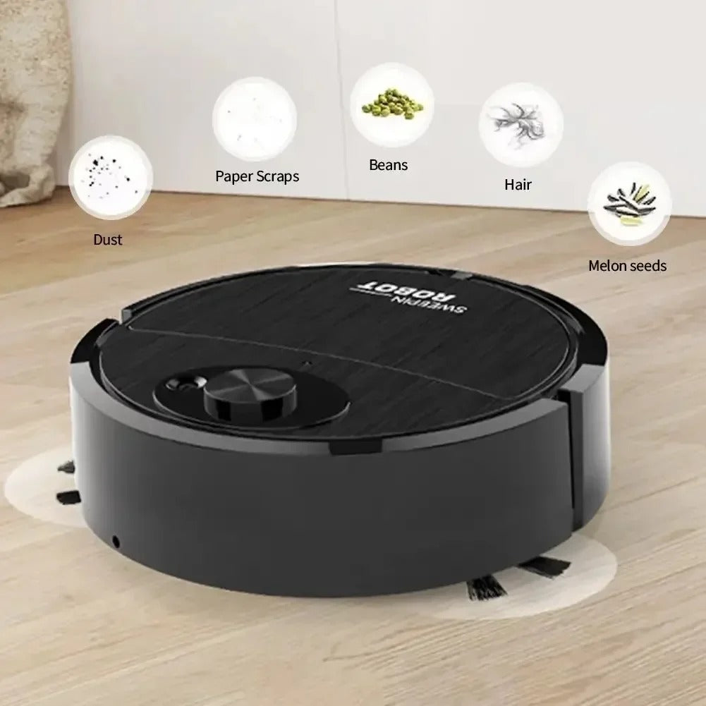 Automatic Portable Mini Home Floor Robotic Vacuum Cleaner with USB Rechargeable Function