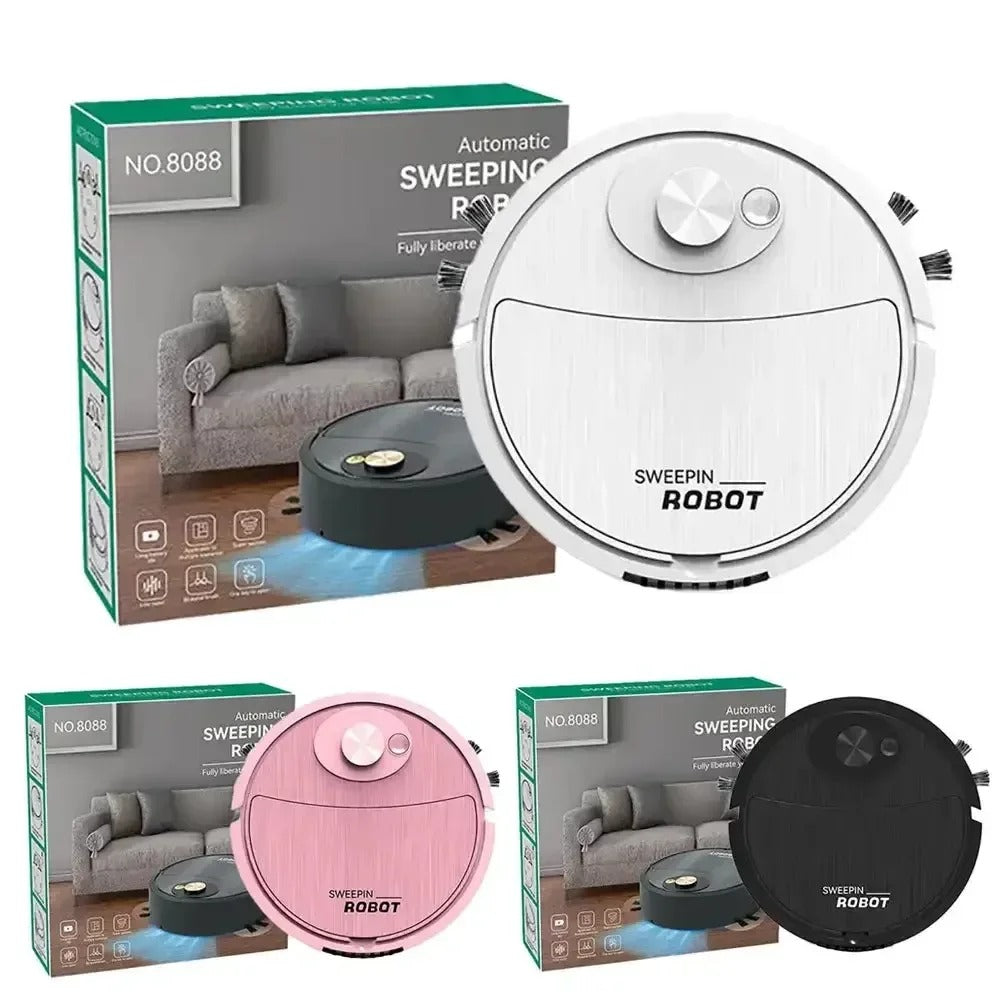 Automatic Portable Mini Home Floor Robotic Vacuum Cleaner with USB Rechargeable Function