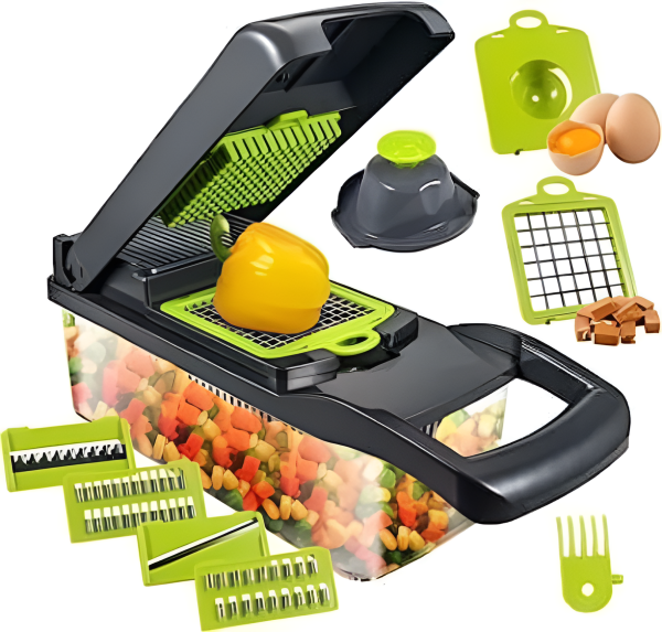 12 In 1 Multifunctional Mandolin Slicer Cutter Vegetable Choppers [FREE DELIVERY]