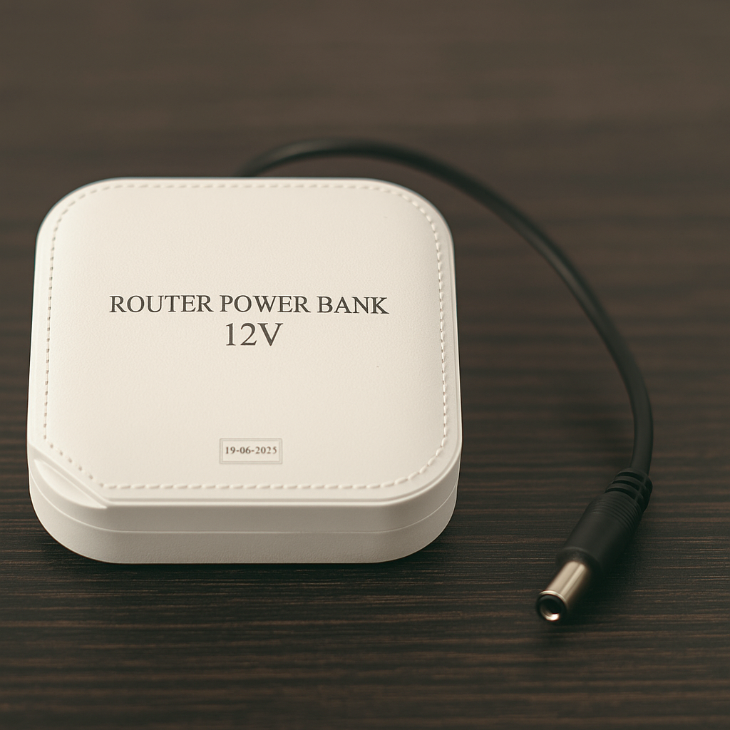 DealsMall.pk™ - WiFi Router Power Bank 20000mAh – Reliable Backup Power for Uninterrupted Internet Connectivity