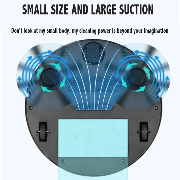 Automatic Portable Mini Home Floor Robotic Vacuum Cleaner with USB Rechargeable Function