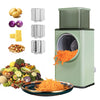 Multifunctional Storm Vegetable Cutter - Manual Rotary Cheese Grater Shredder