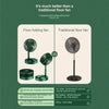 Rechargeable Fan Mini Foldable Telescopic Fan - USB Foldable Table Desk Fan
