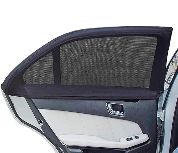 Universal Car Window Shades | Side Window Shade For Car | Breathable Mesh Car Rear Window Sunshades | Protects From Sun Glare And Uv Rays (4 Pc’s)